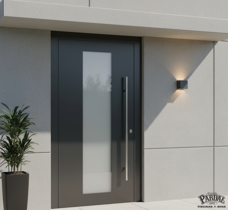 Puerta de aluminio